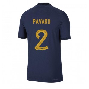 Frankrike Benjamin Pavard #2 Hemmatröja VM 2022 Kortärmad